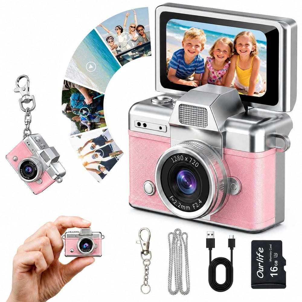 Mini Keychain Digital Camera w/ 16GB Card: $25.77 Mini Keychain Digital Camera w/ 16GB Card: $25.77