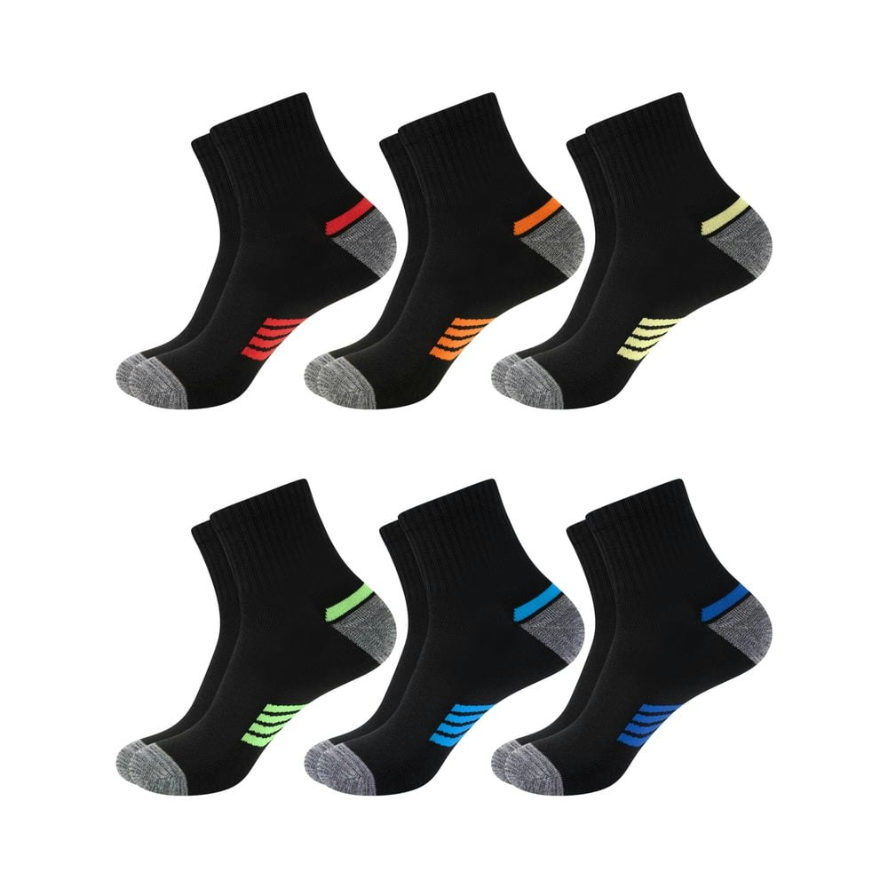 Arwser Men's Breathable Quarter Athletic Socks 6-Pack: $10.99 Arwser Men's Breathable Quarter Athletic Socks 6-Pack: $10.99