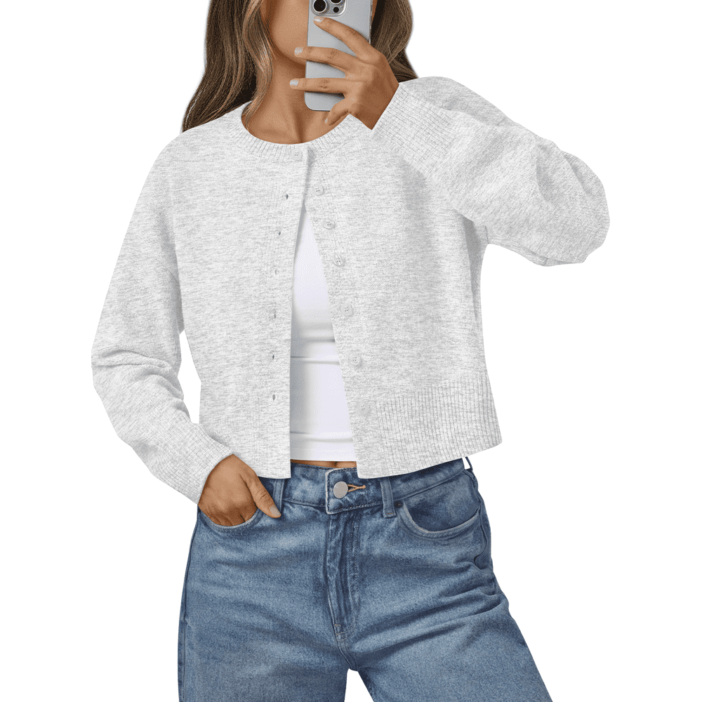 Sunbs Women's Long Sleeve Cropped Cardigan: $15.99 Sunbs Women's Long Sleeve Cropped Cardigan: $15.99
