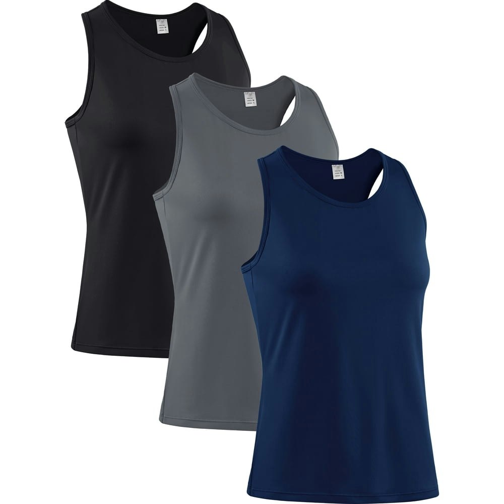 Neleus Women's Athletic Yoga Racerback Tank Tops 3-Pack: $29.99 Neleus Women's Athletic Yoga Racerback Tank Tops 3-Pack: $29.99