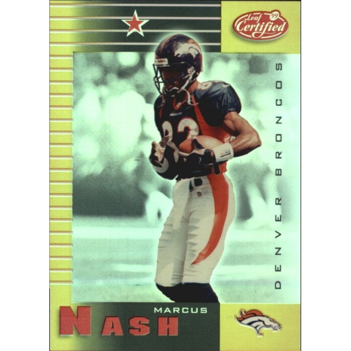 1999 Leaf Certified Mirror Gold #30 Marcus Nash Trading Card: $12 1999 Leaf Certified Mirror Gold #30 Marcus Nash Trading Card: $12