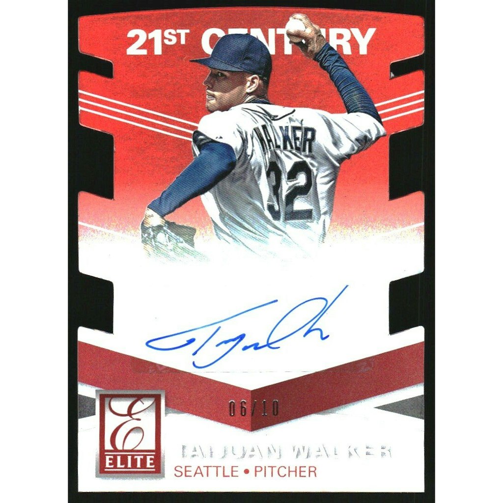 Taijuan Walker 2015 Elite 21st Century Signatures Red Autograph Card 10-Count: $15 Taijuan Walker 2015 Elite 21st Century Signatures Red Autograph Card 10-Count: $15