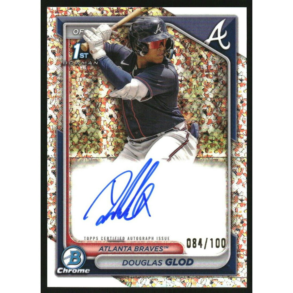 2024 Bowman Chrome Douglas Glod Prospect Autograph Mini-Diamond Refractor: $18 2024 Bowman Chrome Douglas Glod Prospect Autograph Mini-Diamond Refractor: $18