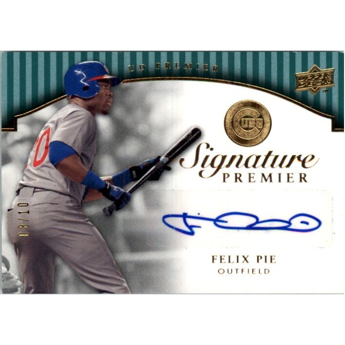 2008 Upper Deck Premier Felix Pie Gold Signature Jersey Number Card: $25 2008 Upper Deck Premier Felix Pie Gold Signature Jersey Number Card: $25