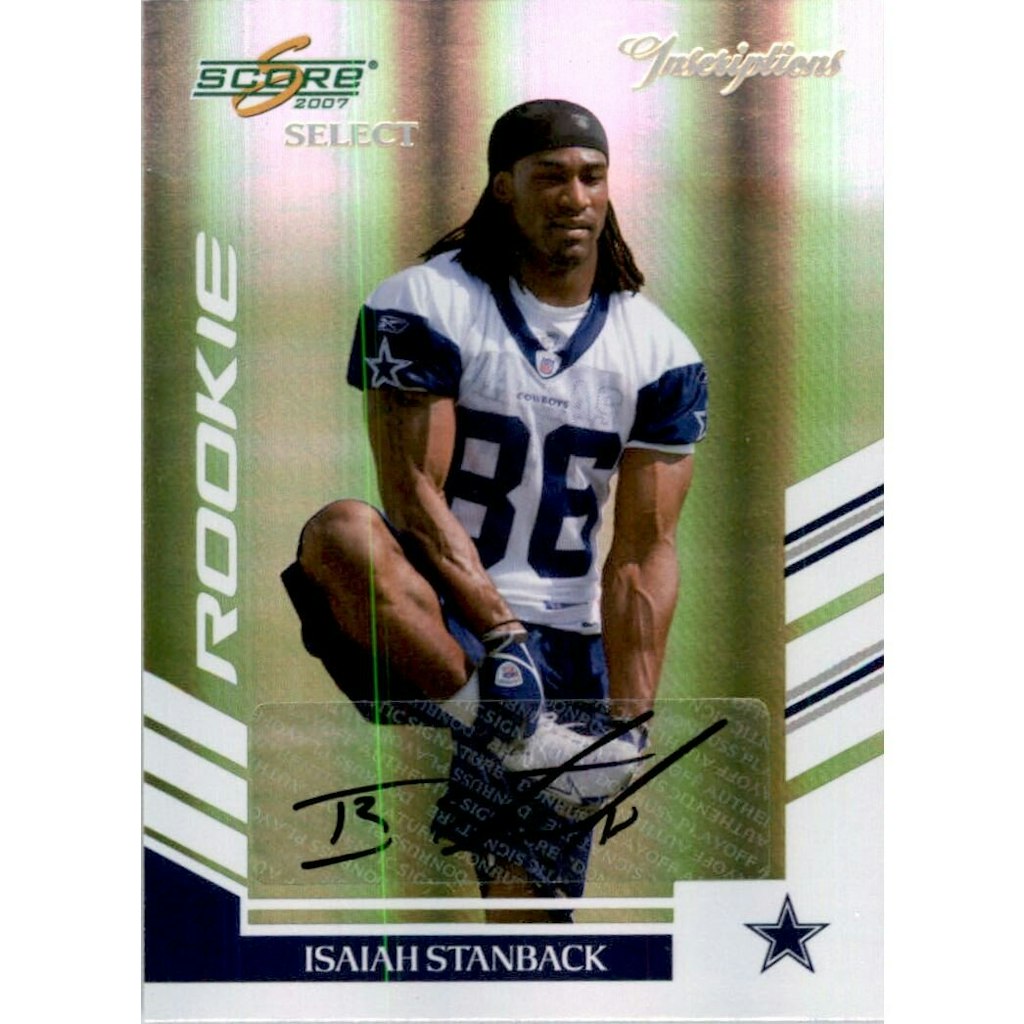 2007 Select Inscriptions Isaiah Stanback Card #337 50-Count: $14 2007 Select Inscriptions Isaiah Stanback Card #337 50-Count: $14