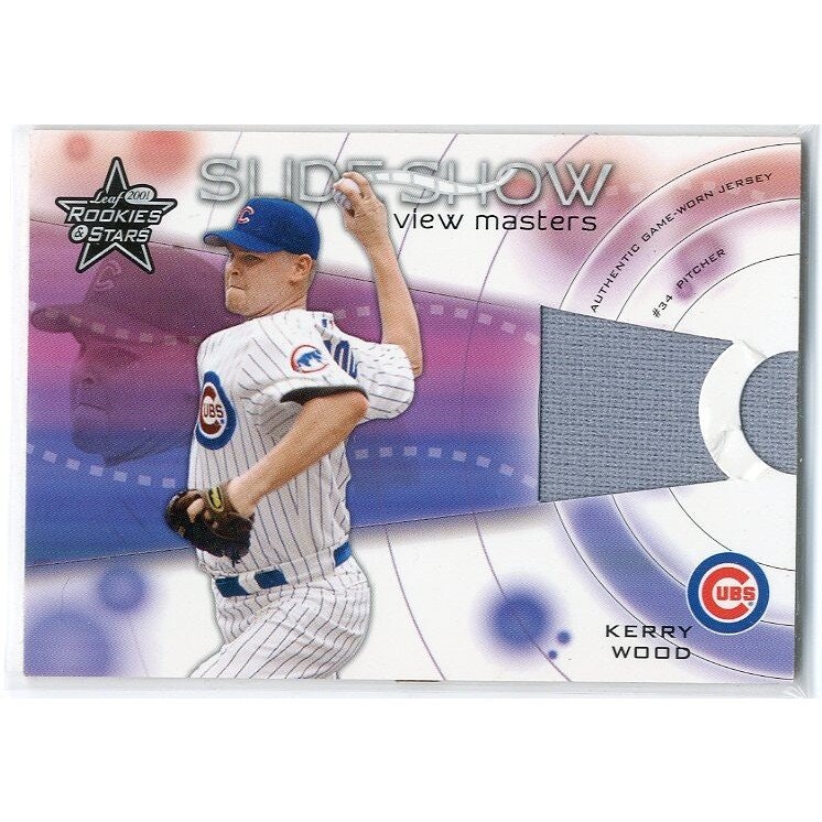 2001 Leaf Rookies and Stars Kerry Wood View Master Slide: $22 2001 Leaf Rookies and Stars Kerry Wood View Master Slide: $22