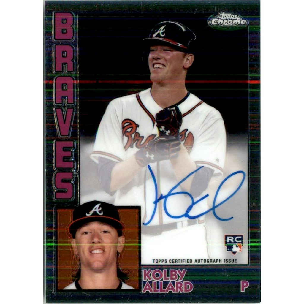 2019 Topps Chrome 1984 Topps Kolby Allard Autograph /50: $18 2019 Topps Chrome 1984 Topps Kolby Allard Autograph /50: $18