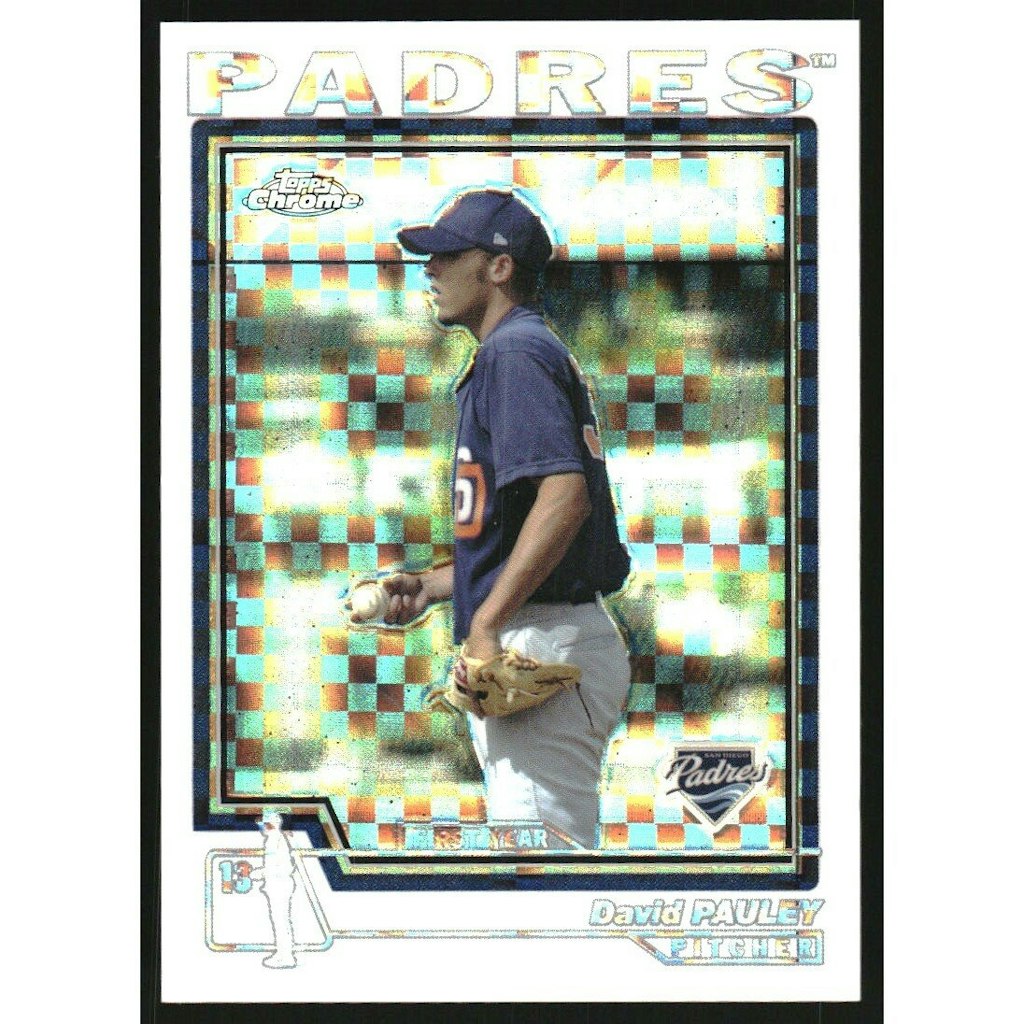 2004 Topps Chrome Traded David Pauley X-Fractor #T208: $10 2004 Topps Chrome Traded David Pauley X-Fractor #T208: $10
