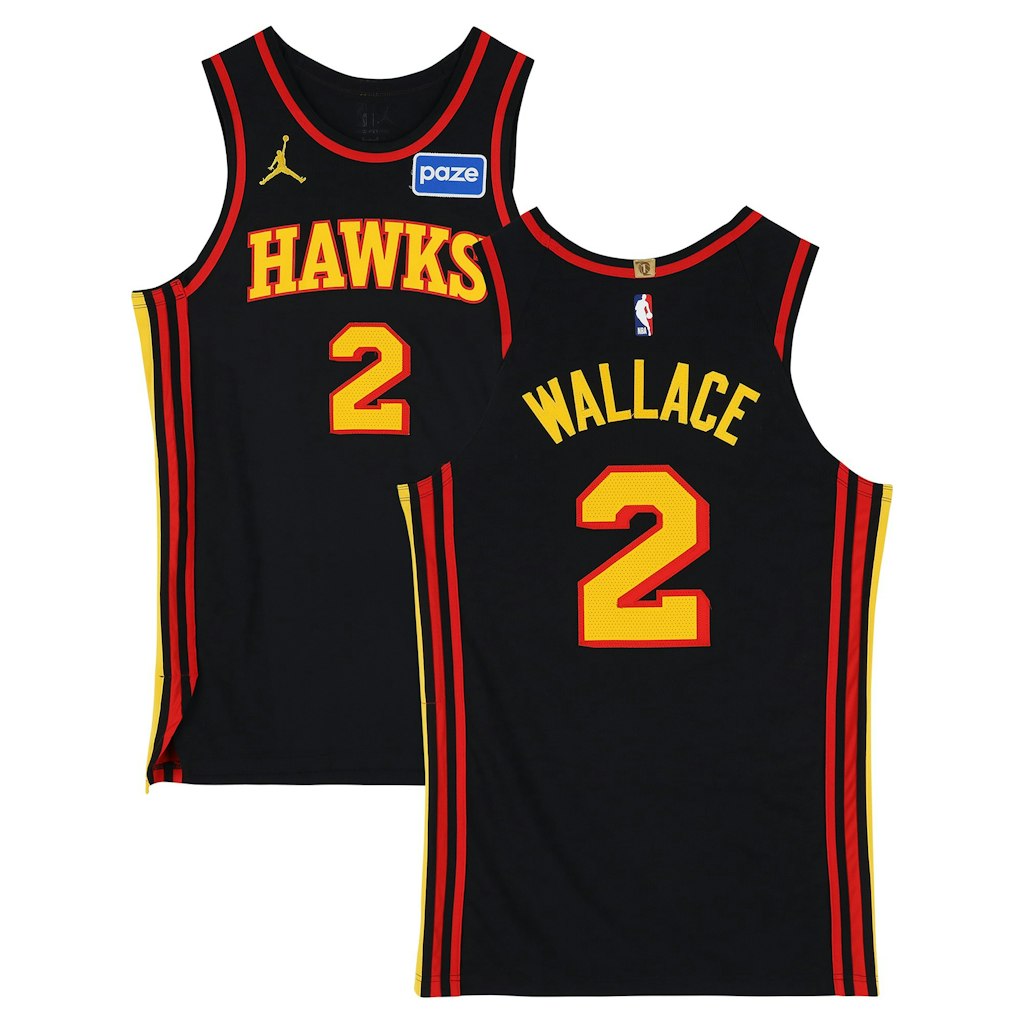 Keaton Wallace Game-Used Atlanta Hawks Jersey: $599.99 Keaton Wallace Game-Used Atlanta Hawks Jersey: $599.99