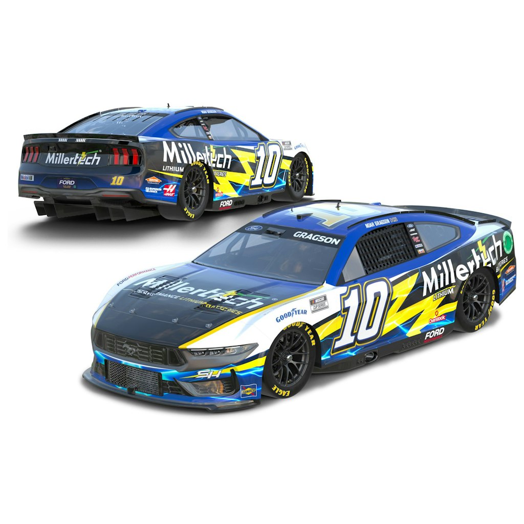 Noah Gragson 2024 #10 MillerTech Ford Mustang 1:24 Die-Cast Car: $74.99 Noah Gragson 2024 #10 MillerTech Ford Mustang 1:24 Die-Cast Car: $74.99