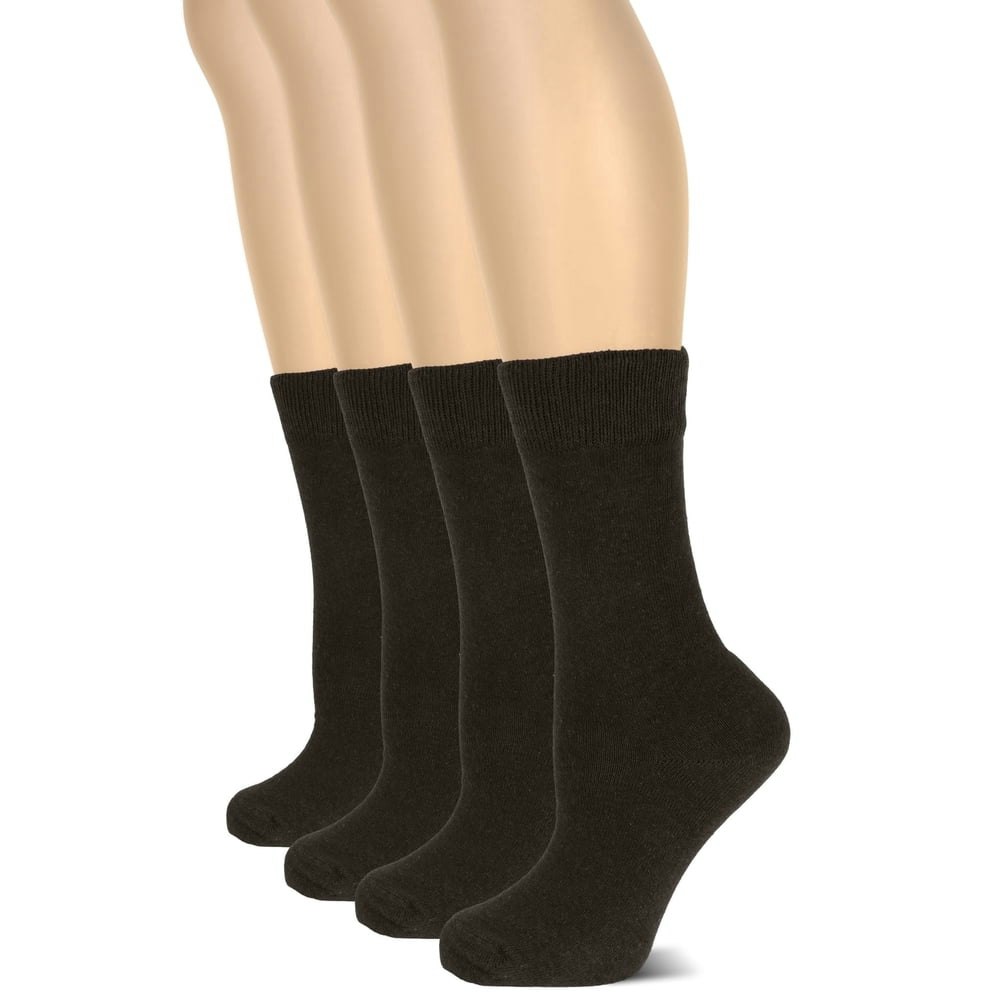 Hugh Ugoli Women's Cotton Crew Socks 4-Pack: $11.18 Hugh Ugoli Women's Cotton Crew Socks 4-Pack: $11.18