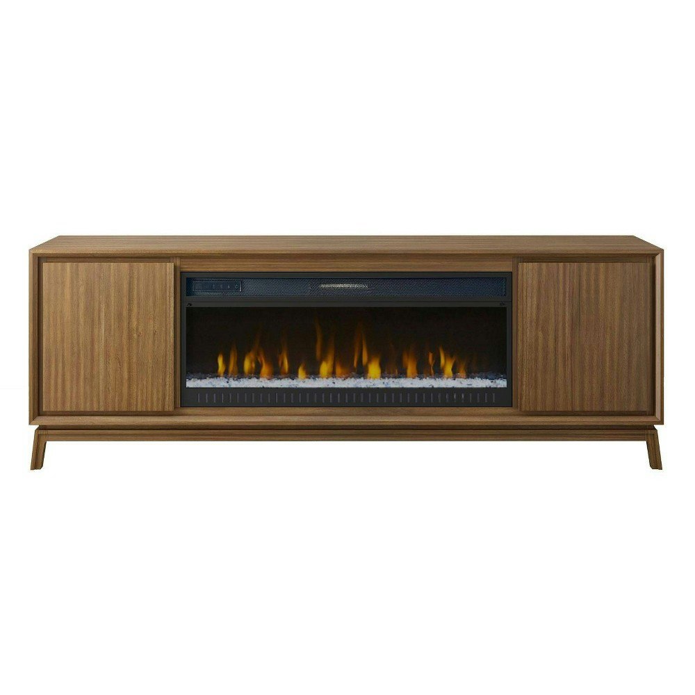 Martin Furniture 80-inch Mid-Century Modern Fireplace TV Stand: $2,385.99