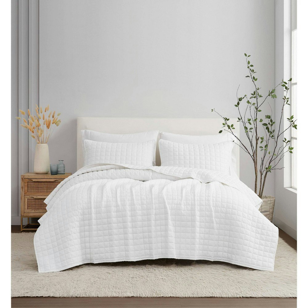 Brooklyn Loom King Flax Linen 3-Piece Quilt Set: $227.99 Brooklyn Loom King Flax Linen 3-Piece Quilt Set: $227.99