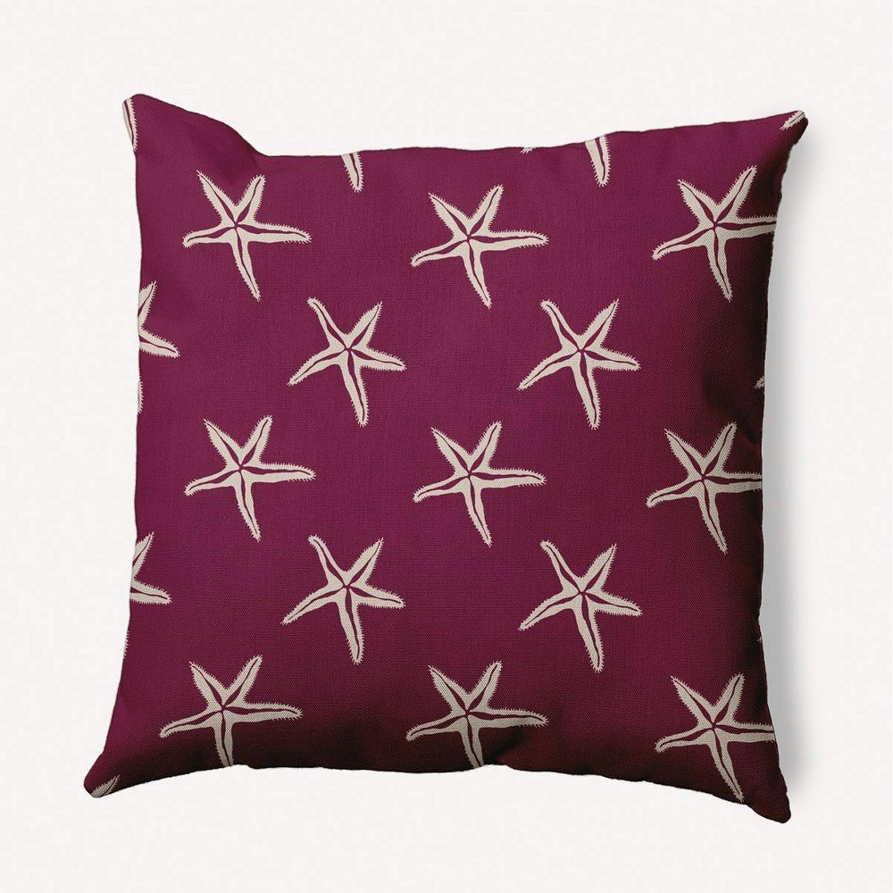 16"x16" Starfish Beach Square Throw Pillow: $65.99 16"x16" Starfish Beach Square Throw Pillow: $65.99