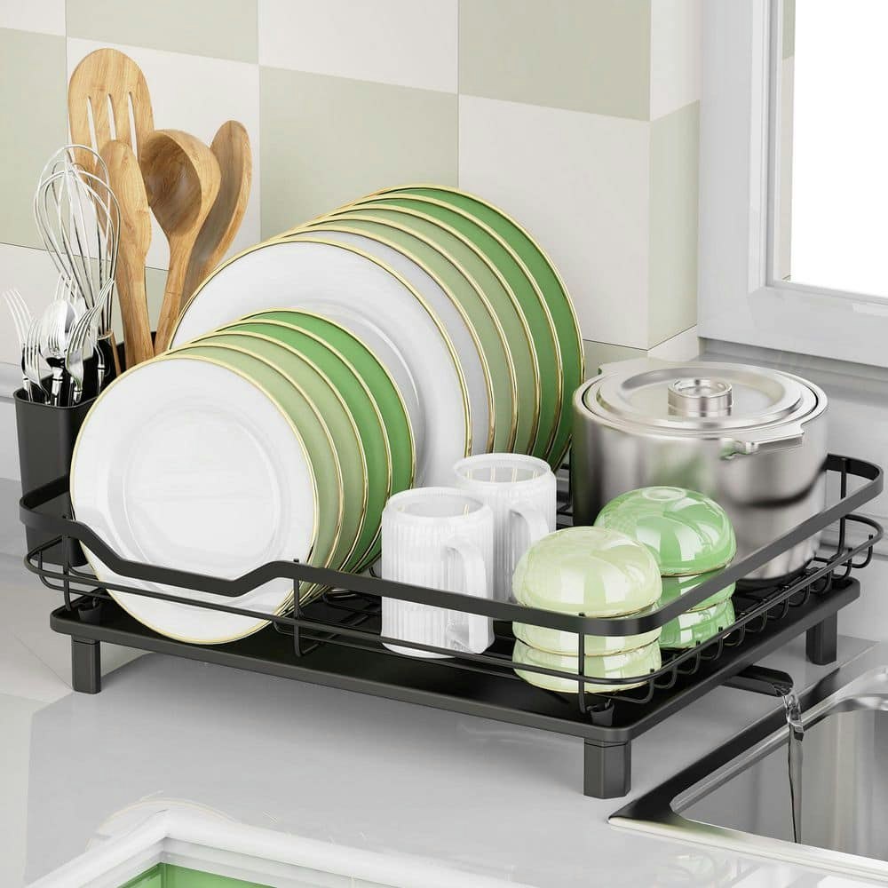 2-Inch Dish Drying Rack with Drainboard and Utensil Holder: $48.65 2-Inch Dish Drying Rack with Drainboard and Utensil Holder: $48.65