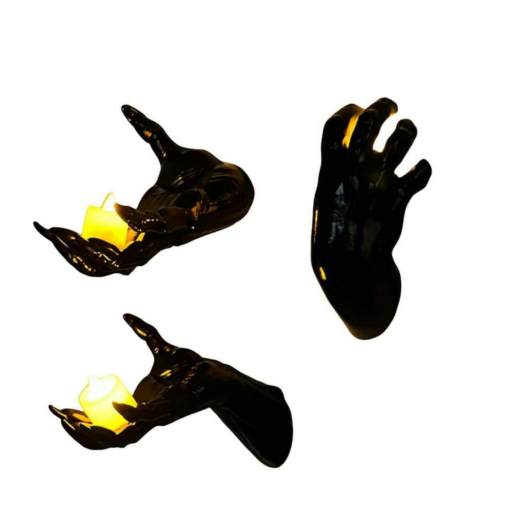 3-Piece Wall Mounted Creepy Reaching Hand Halloween Decoration: $71.99 3-Piece Wall Mounted Creepy Reaching Hand Halloween Decoration: $71.99