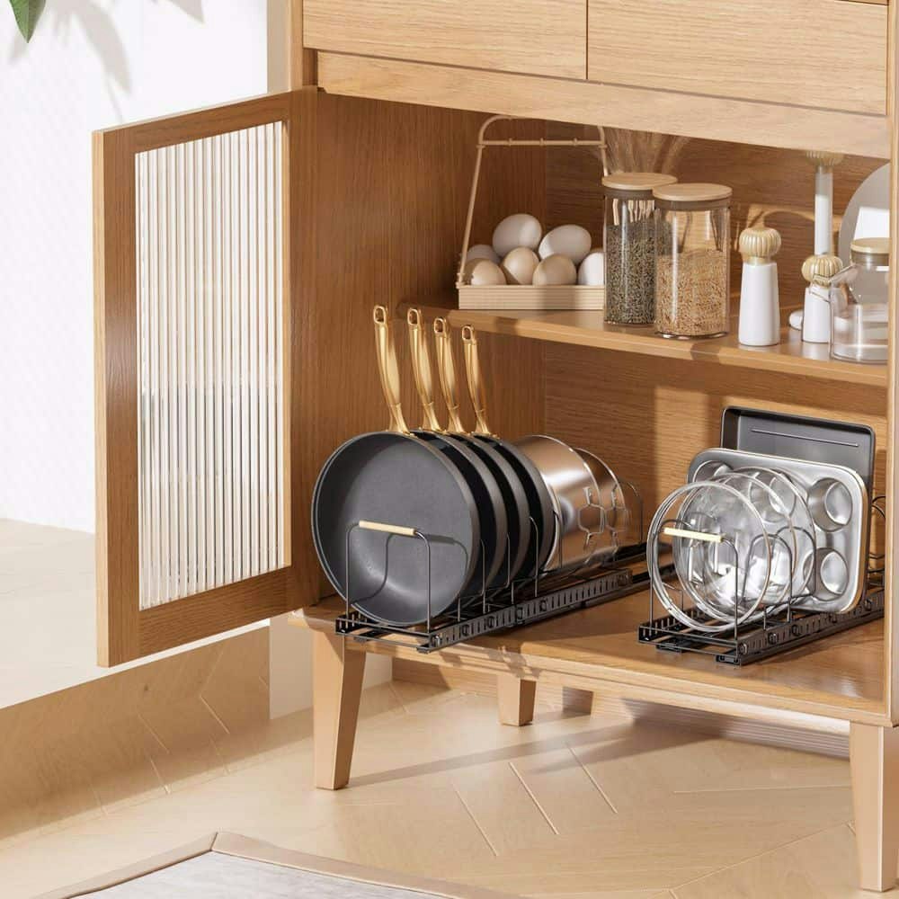 Adjustable Pull-Out Pot Rack 2-Pack: $96.01 Adjustable Pull-Out Pot Rack 2-Pack: $96.01