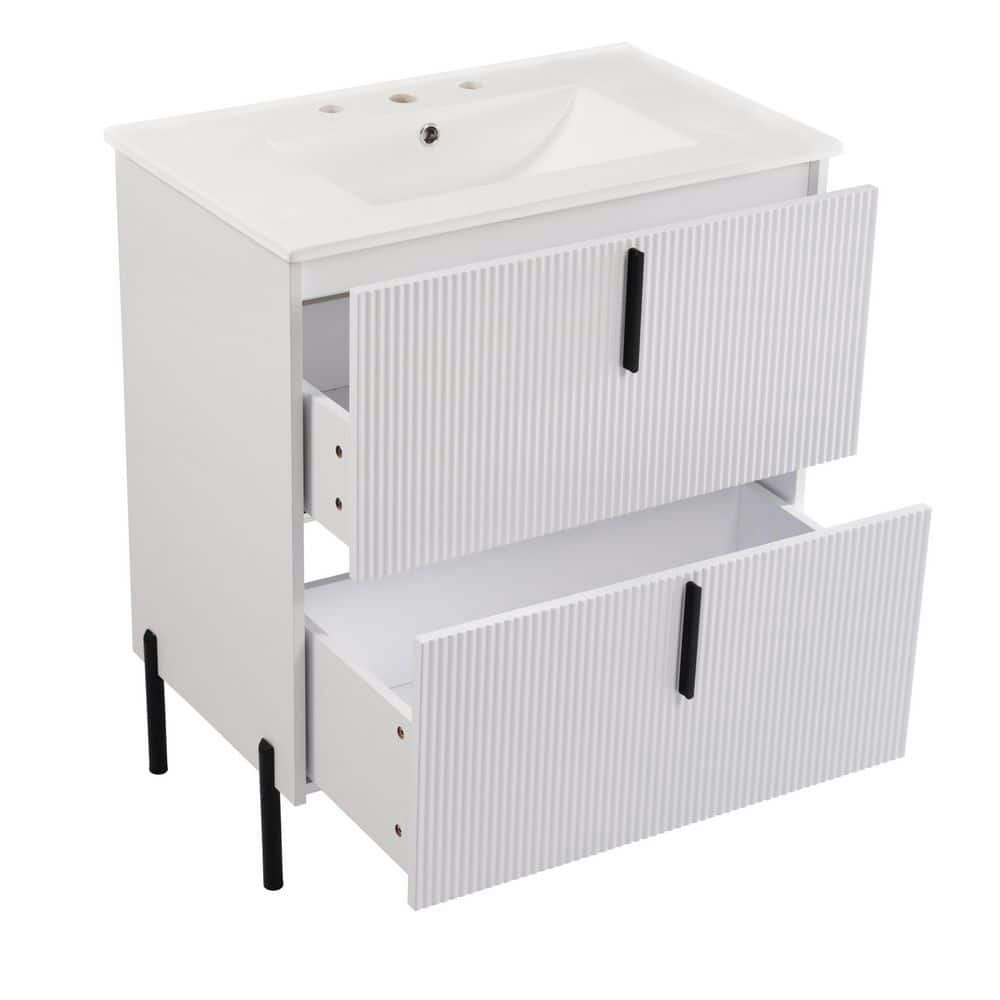 30-inch Freestanding Single Sink Bath Vanity: $521.01 30-inch Freestanding Single Sink Bath Vanity: $521.01