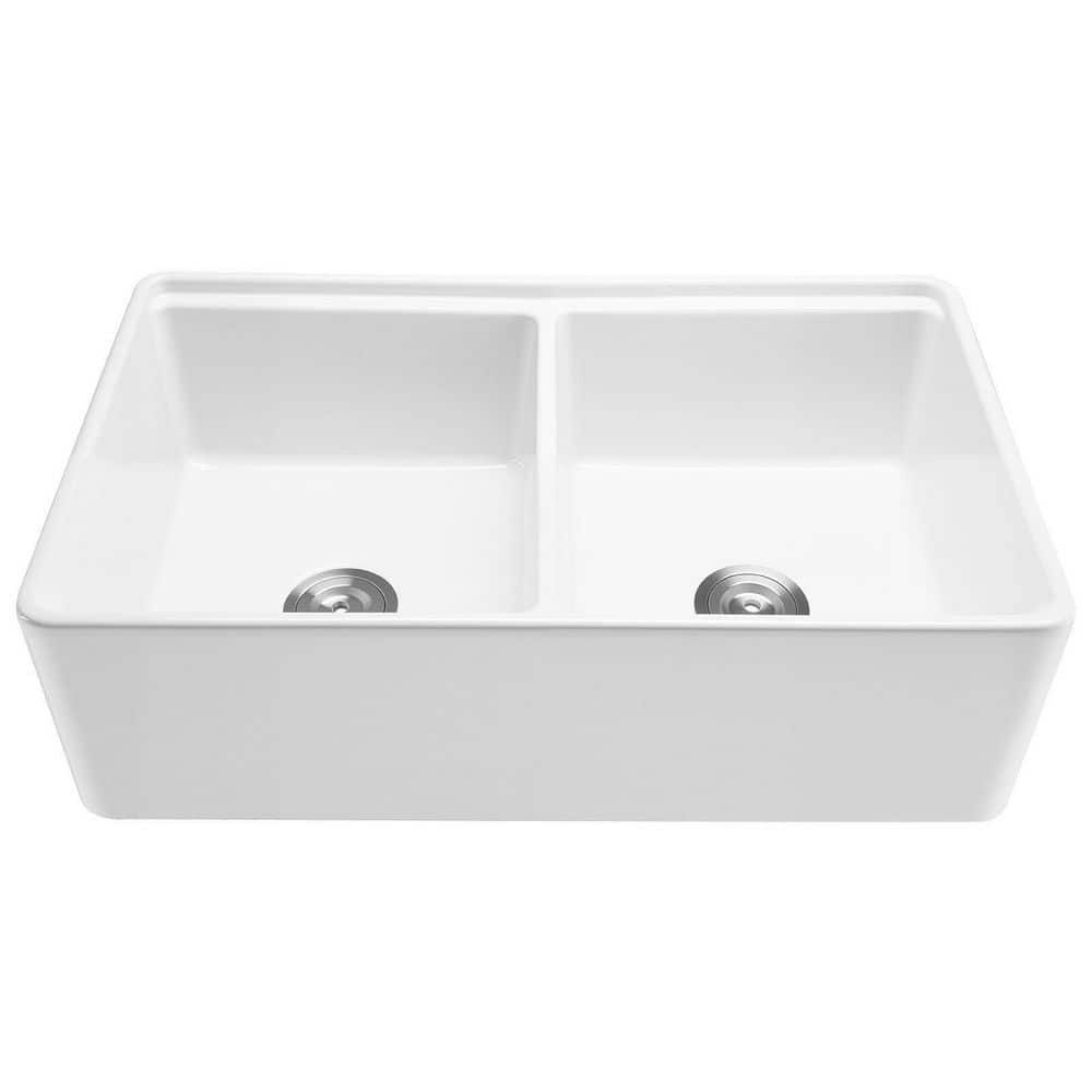 33x20-Inch Undermount Fireclay Double-Bowl Kitchen Sink: $473.68 33x20-Inch Undermount Fireclay Double-Bowl Kitchen Sink: $473.68