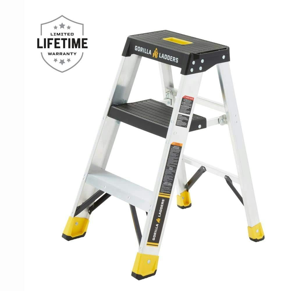 2.5-Foot Aluminum Dual Platform Step Ladder: $99.97