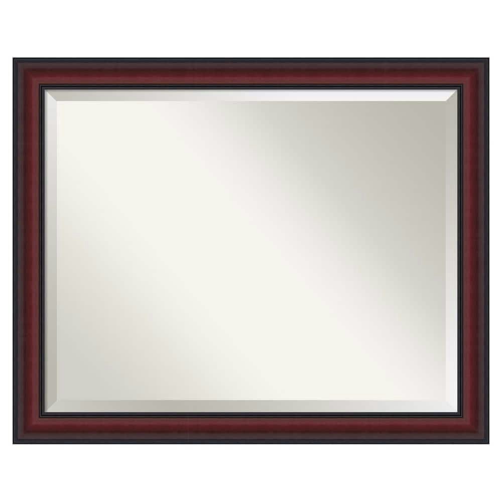 Dalat Cherry 32 x 26-inch Traditional Framed Wall Mirror: $165.99 Dalat Cherry 32 x 26-inch Traditional Framed Wall Mirror: $165.99
