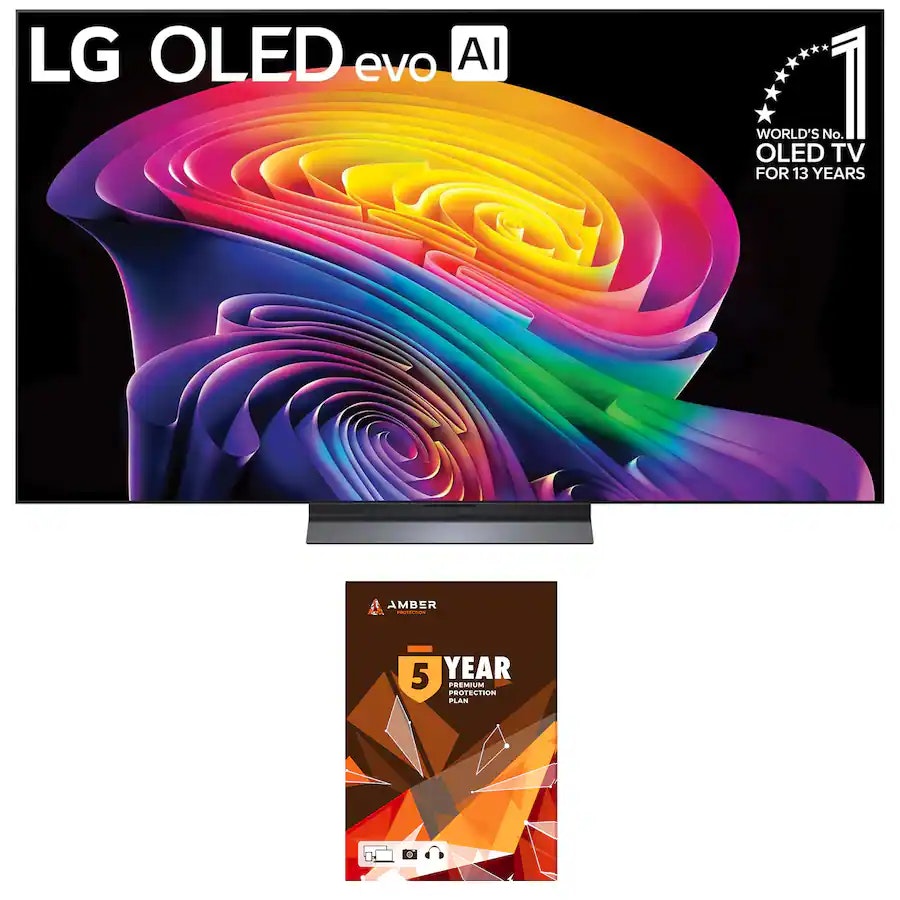 LG C6 55" 4K OLED Smart TV w/ 5-Year Warranty: $1,500