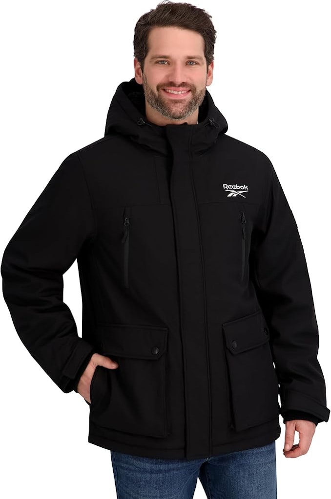 Reebok Men's Insulated Softshell Winter Jacket (L only): $24