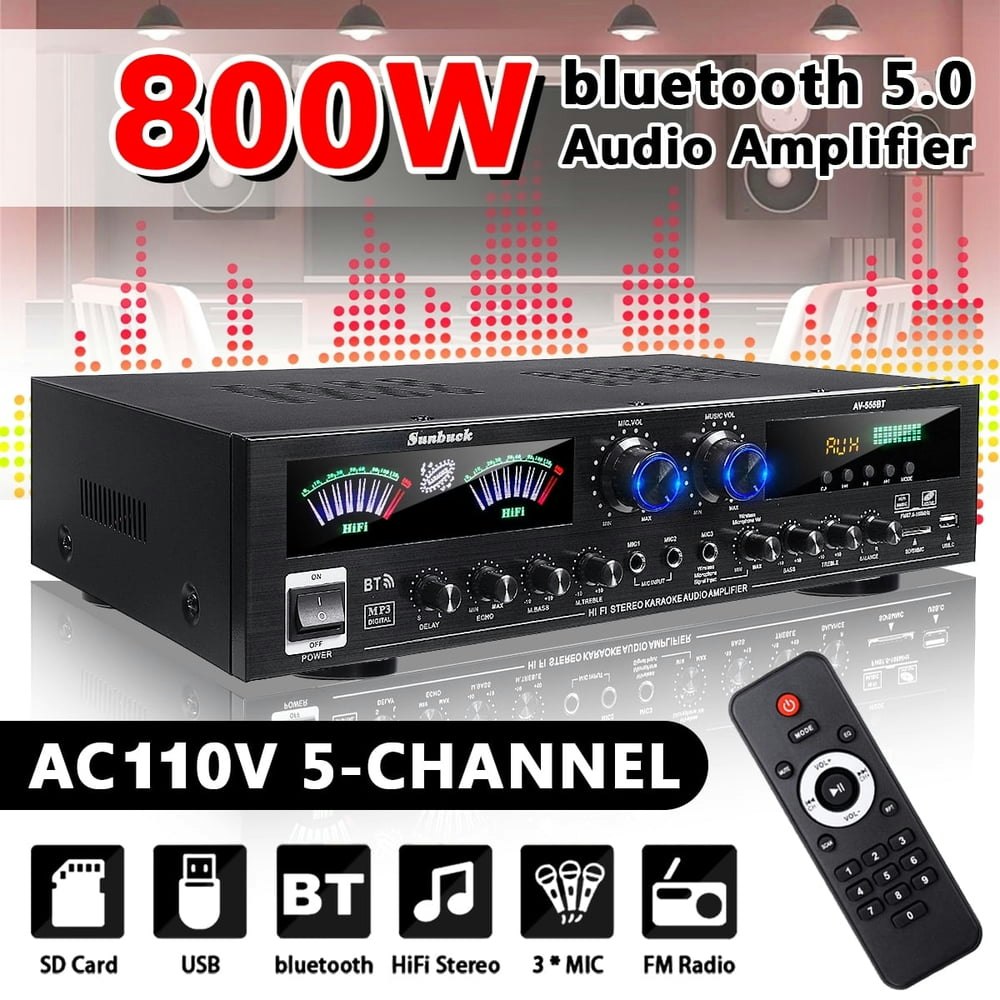 Blitzmax 800W Bluetooth Surround Sound Audio Receiver: $89.99 Blitzmax 800W Bluetooth Surround Sound Audio Receiver: $89.99