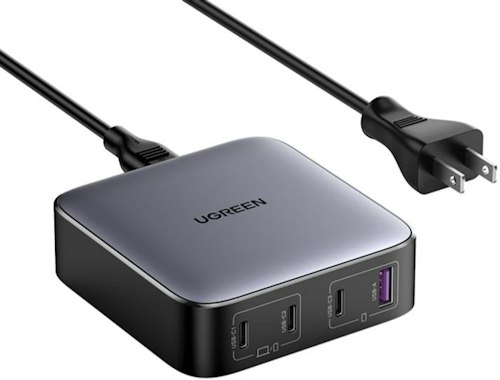 Ugreen Nexode 100W 4-Port GaN Desktop Charging Station for $30 + free shipping