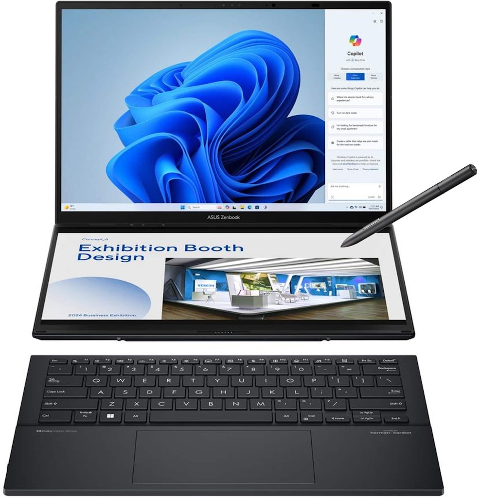 Asus Zenbook Duo 14-inch 3K OLED Touch Laptop: $2,099.99