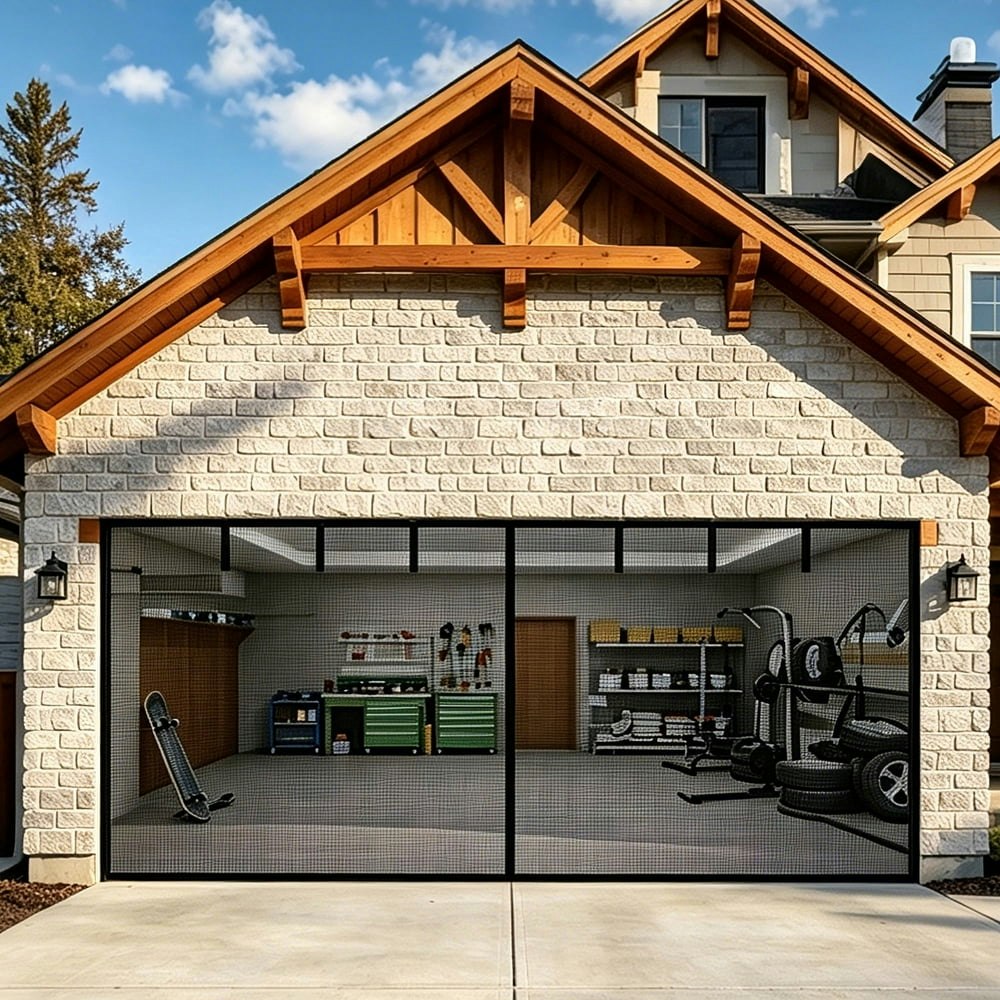 16x7-Foot Magnetic Garage Door Screen: $34.11 16x7-Foot Magnetic Garage Door Screen: $34.11