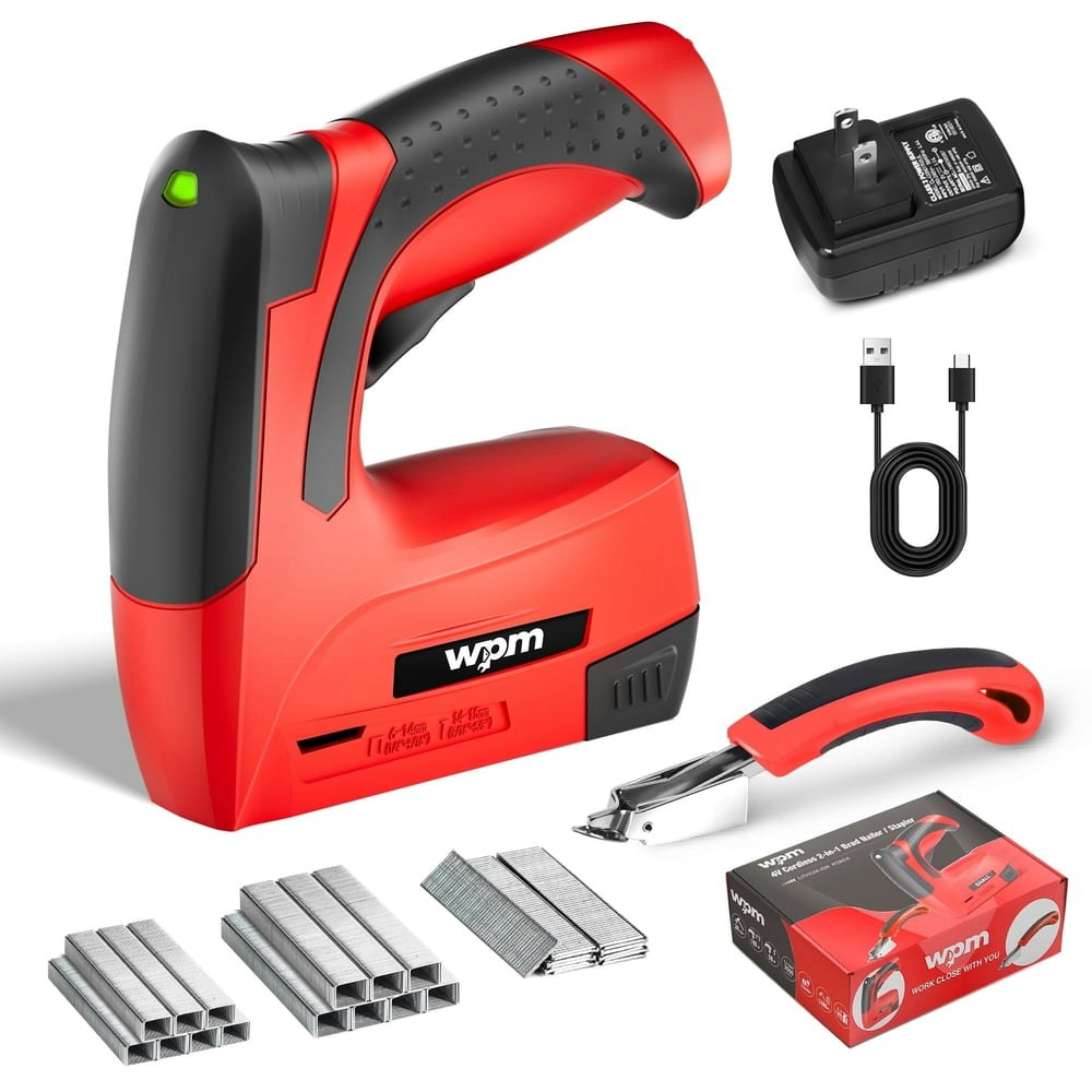WPM 3-in-1 4V Cordless Electric Staple Gun Kit: $24.68 WPM 3-in-1 4V Cordless Electric Staple Gun Kit: $24.68