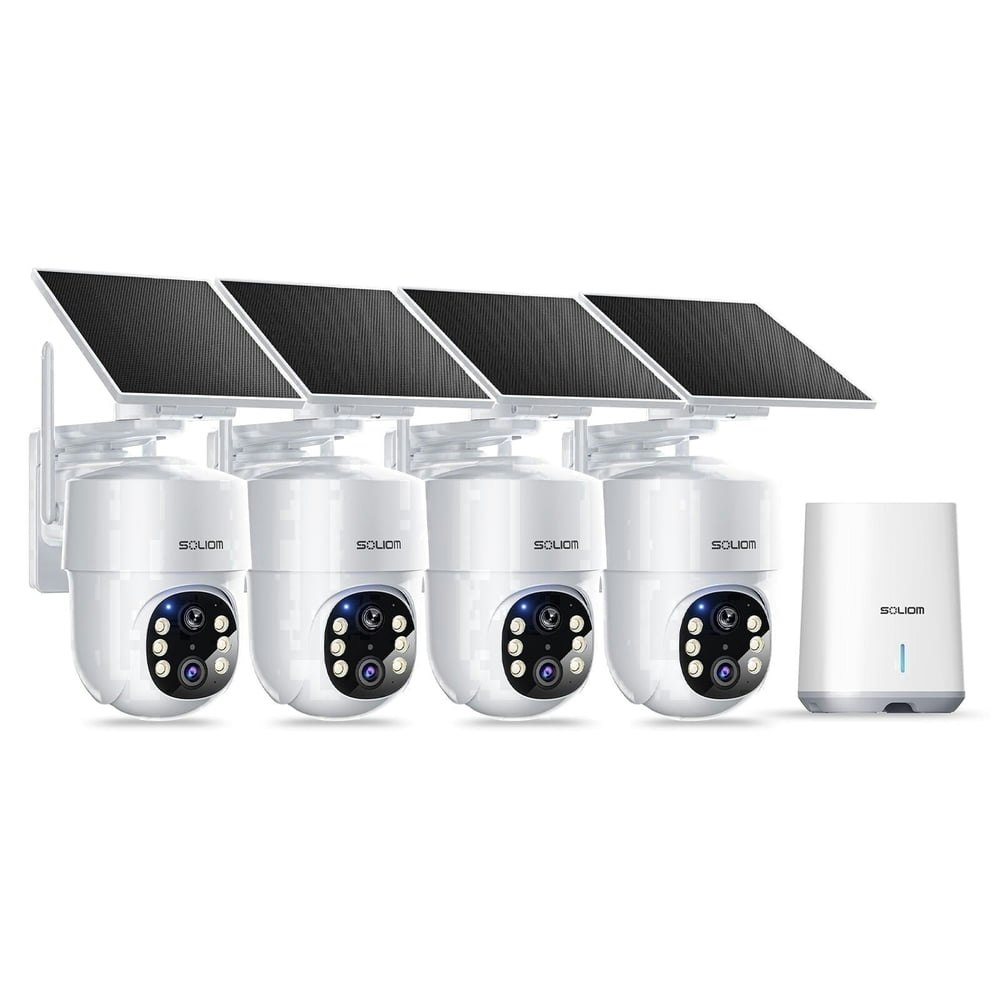 Soliom 5MP Outdoor Solar Security Camera 4-Pack: $329.99 Soliom 5MP Outdoor Solar Security Camera 4-Pack: $329.99