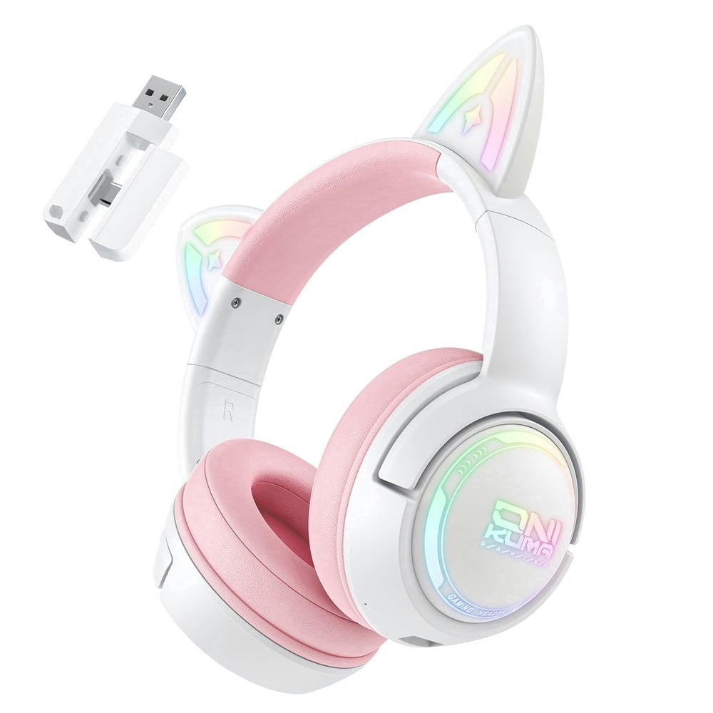 Siivton Cat Ear Wireless Bluetooth Gaming Headset: $43.61