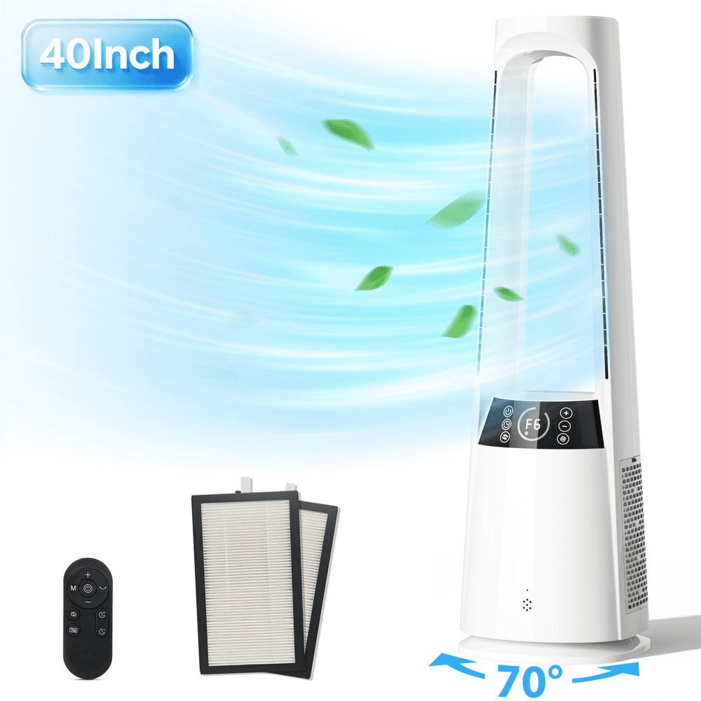 LifePlus 40-Inch Bladeless Tower Fan: $79.99 LifePlus 40-Inch Bladeless Tower Fan: $79.99
