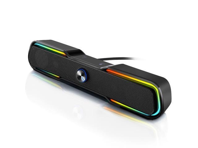 Wired Stereo Gaming Sound Bar with LED Lights: $86.72