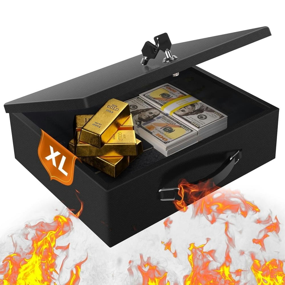 Fireproof Document Box: $35.99