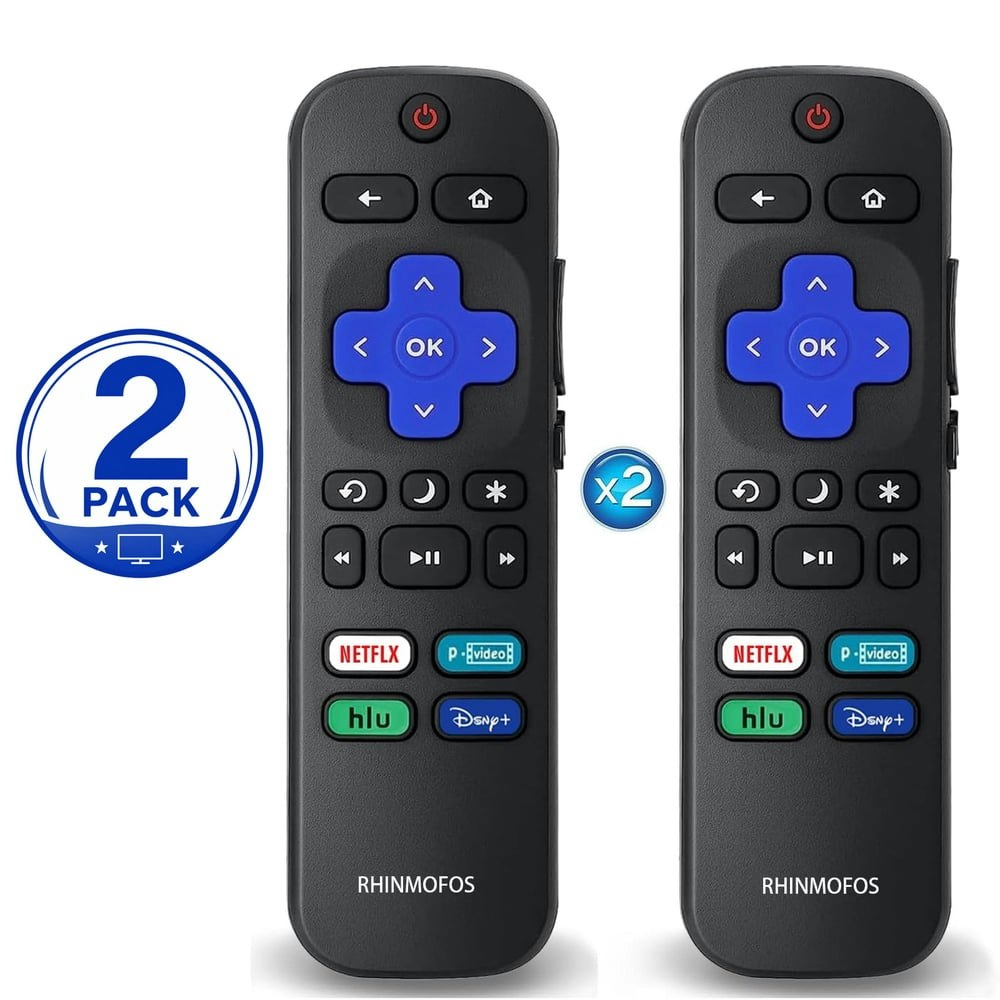 Replacement Remote Control for Roku-Enabled TVs 2-Pack: $10.99 Replacement Remote Control for Roku-Enabled TVs 2-Pack: $10.99