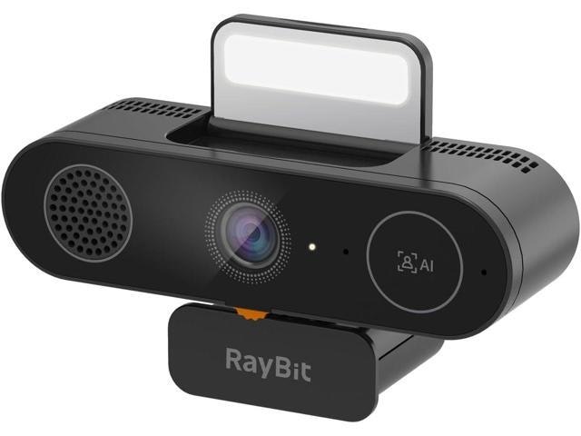 5-in-1 4K AI Webcam with Speaker, Microphone, and Light: $158.38