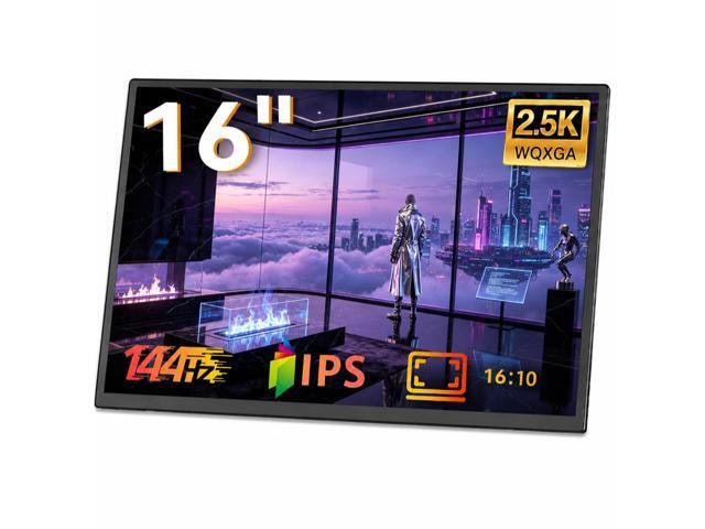 16-inch 2.5K QHD 144Hz Portable Gaming Monitor: $164.99 16-inch 2.5K QHD 144Hz Portable Gaming Monitor: $164.99