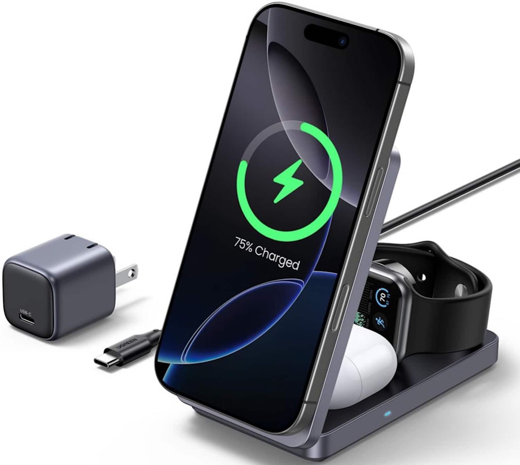 Ugreen Qi2 15W 3-in-1 Foldable Wireless Charging Station: $79.99 Ugreen Qi2 15W 3-in-1 Foldable Wireless Charging Station: $79.99