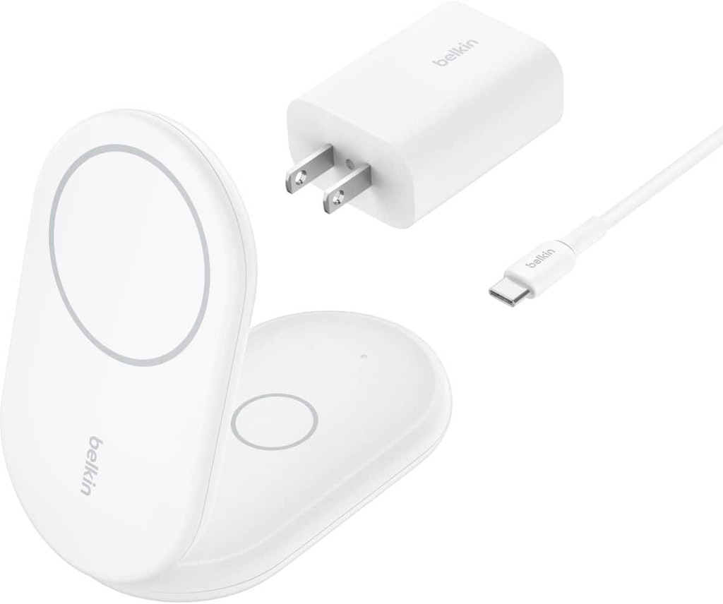 Belkin 2-in-1 Magnetic Foldable Qi2 15W Wireless Charger: $28.99 Belkin 2-in-1 Magnetic Foldable Qi2 15W Wireless Charger: $28.99