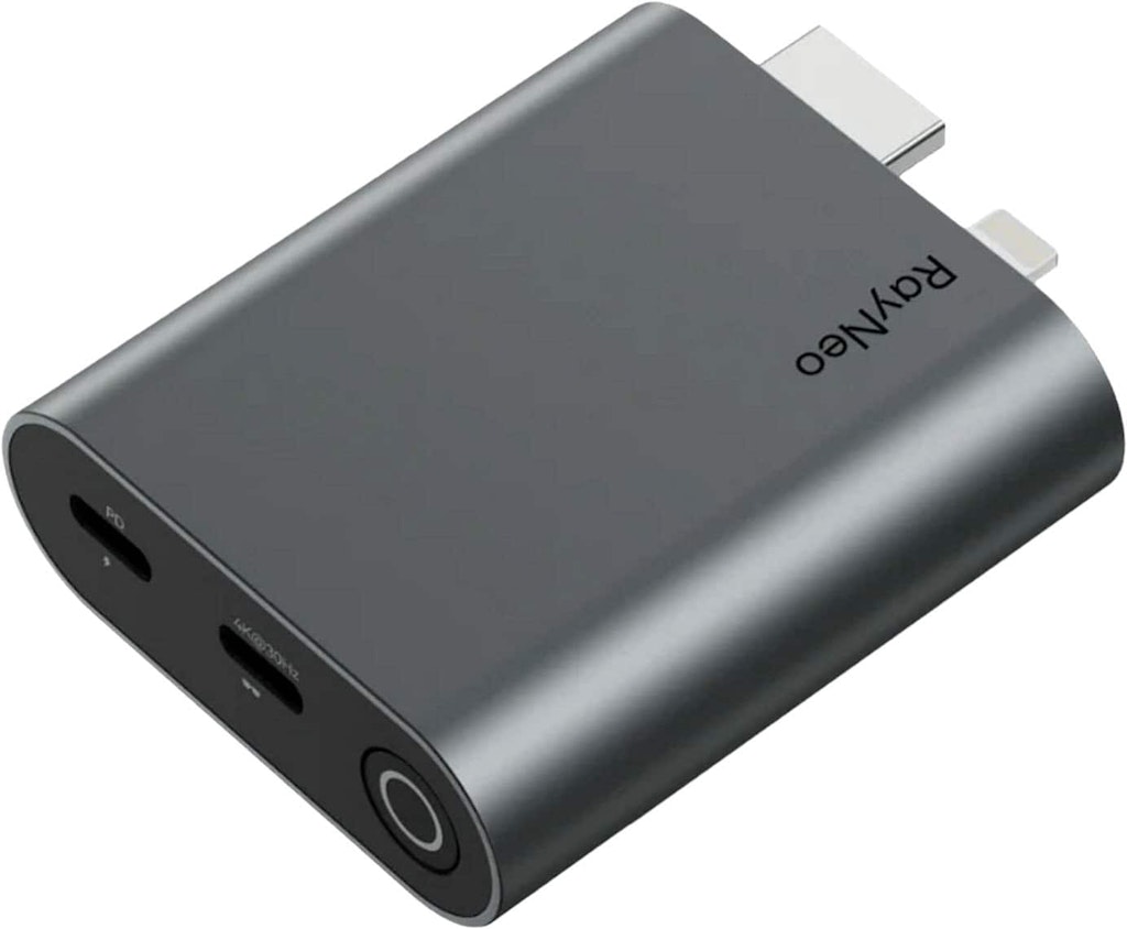 RayNeo HDMI to Type-C and Charging Adapter for AR Glasses: $47 RayNeo HDMI to Type-C and Charging Adapter for AR Glasses: $47