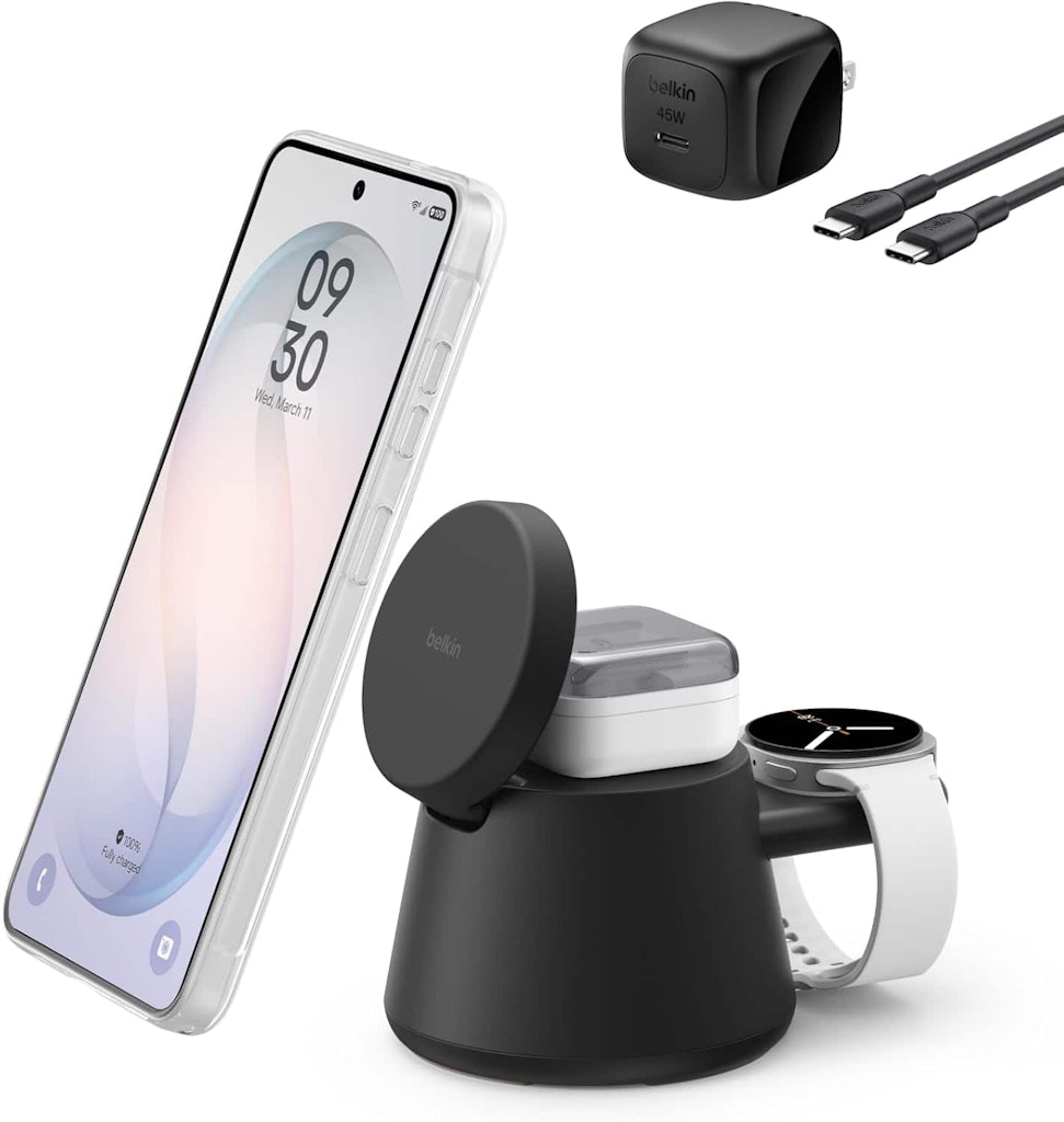 Belkin 3-in-1 UltraCharge Modular Charging Dock: $64.95 Belkin 3-in-1 UltraCharge Modular Charging Dock: $64.95