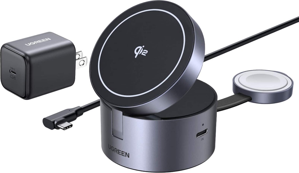 Ugreen 3-in-1 Foldable Qi2 15W Wireless Charging Station: $74.99 Ugreen 3-in-1 Foldable Qi2 15W Wireless Charging Station: $74.99