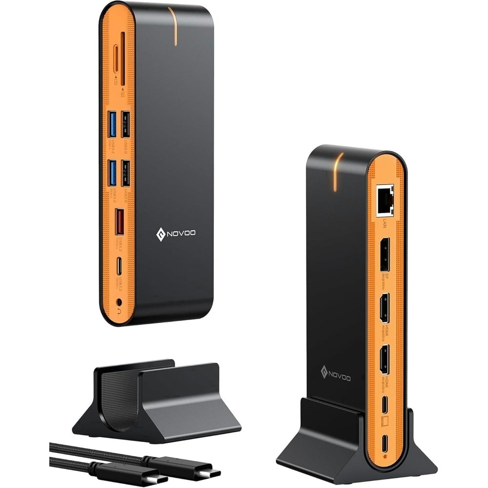 Novoo 15-in-1 USB C Docking Station: $62.39