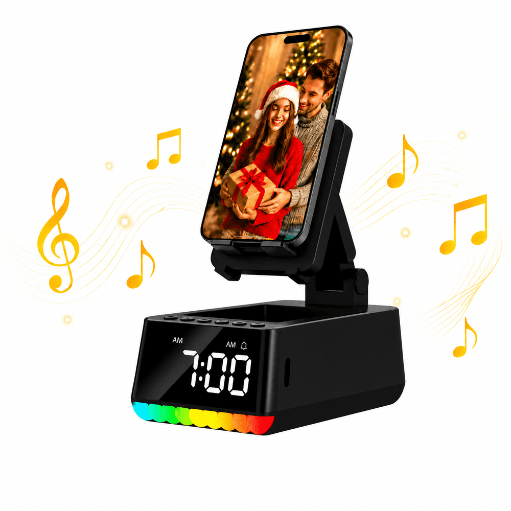 Wireless Induction Bluetooth Speaker and Phone Stand: $27.49