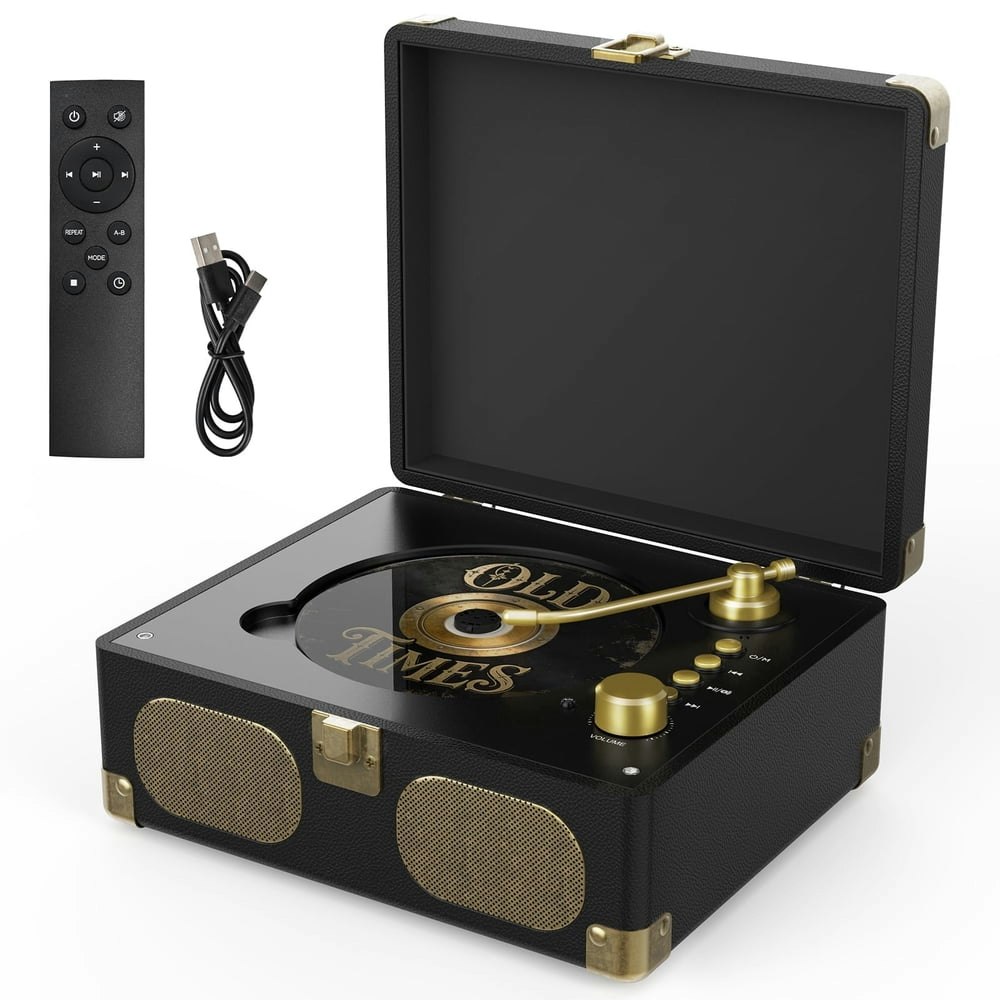 Wavelegend Portable Retro Bluetooth CD Player: $36.99