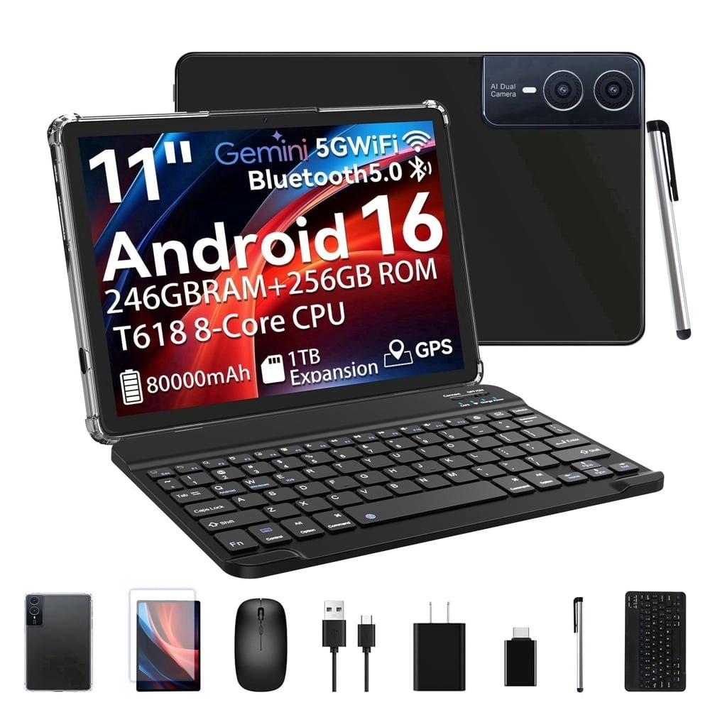 11-inch 256GB Android 16 Tablet: $109.99 11-inch 256GB Android 16 Tablet: $109.99