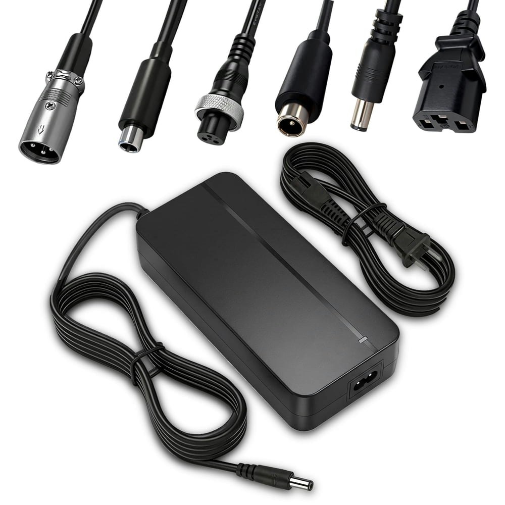 54.6V 3A 7-in-1 Universal Lithium Battery Charger: $39.99